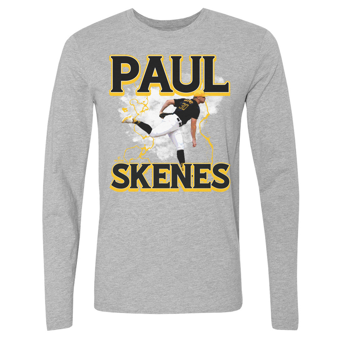 Paul Skenes Men&#39;s Long Sleeve T-Shirt | 500 LEVEL