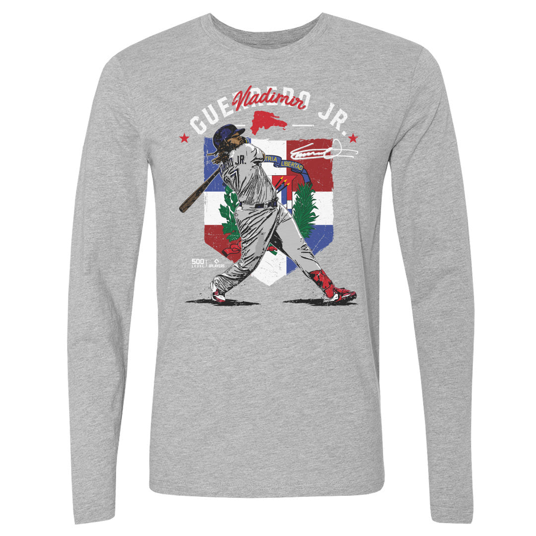 Vladimir Guerrero Jr. Men&#39;s Long Sleeve T-Shirt | 500 LEVEL