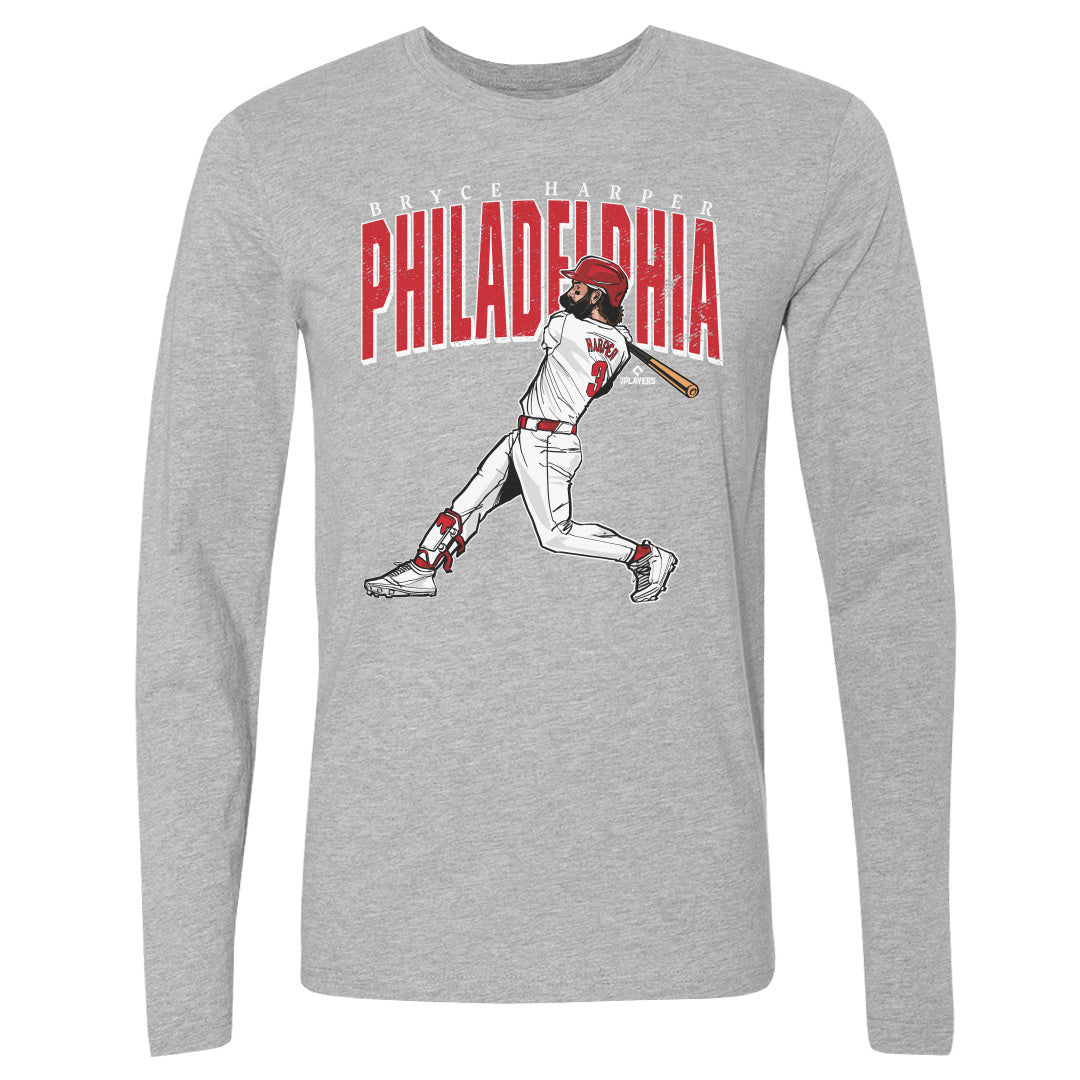 Bryce Harper Men&#39;s Long Sleeve T-Shirt | 500 LEVEL