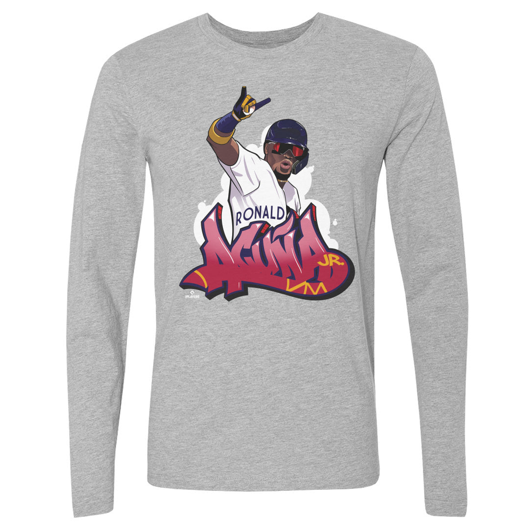 Ronald Acuna Jr. Men&#39;s Long Sleeve T-Shirt | 500 LEVEL