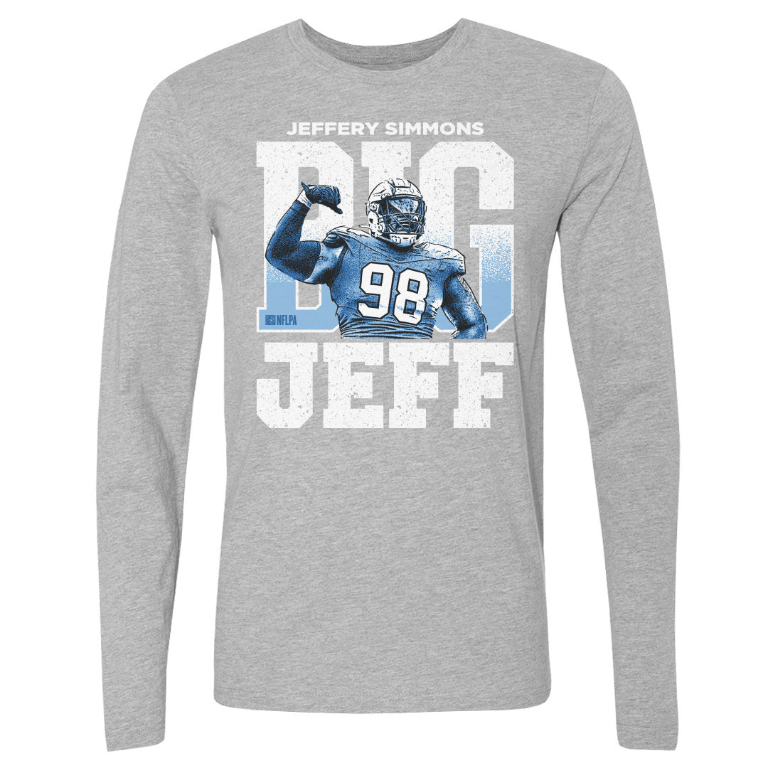 Jeffery Simmons Men&#39;s Long Sleeve T-Shirt | 500 LEVEL