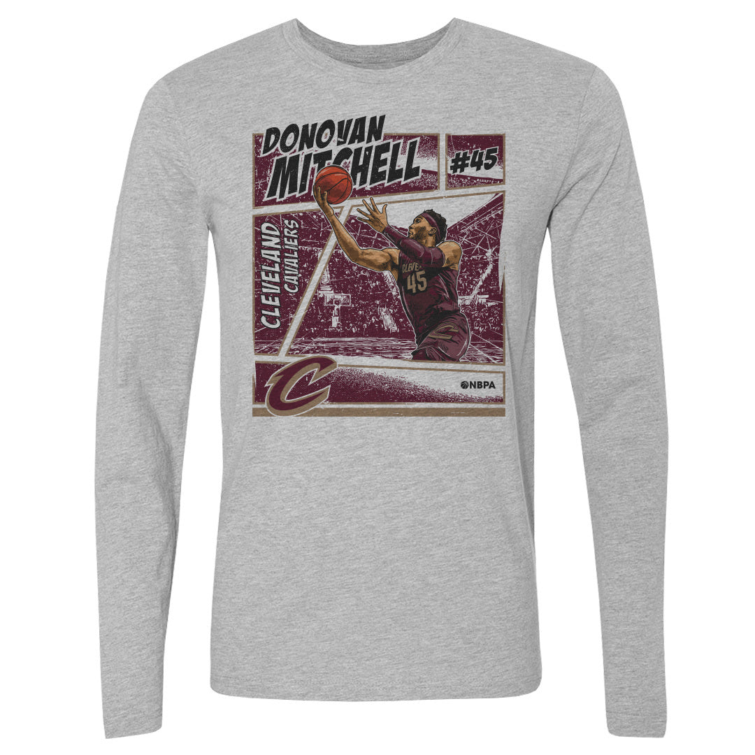 Donovan Mitchell Men&#39;s Long Sleeve T-Shirt | 500 LEVEL