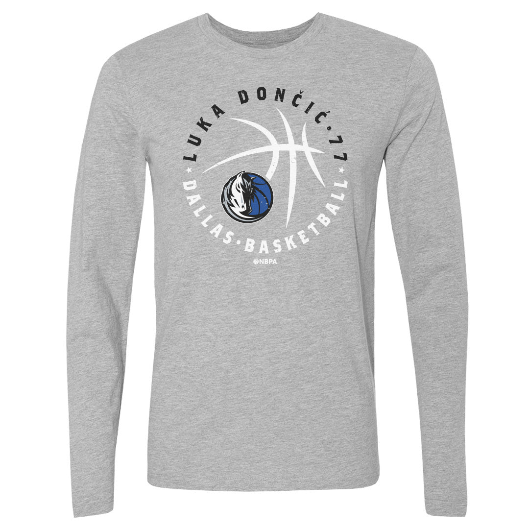 Luka Doncic Men&#39;s Long Sleeve T-Shirt | 500 LEVEL