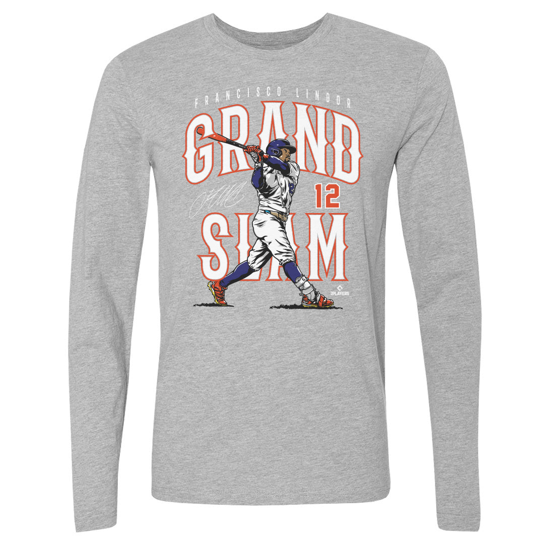 Francisco Lindor Men&#39;s Long Sleeve T-Shirt | 500 LEVEL