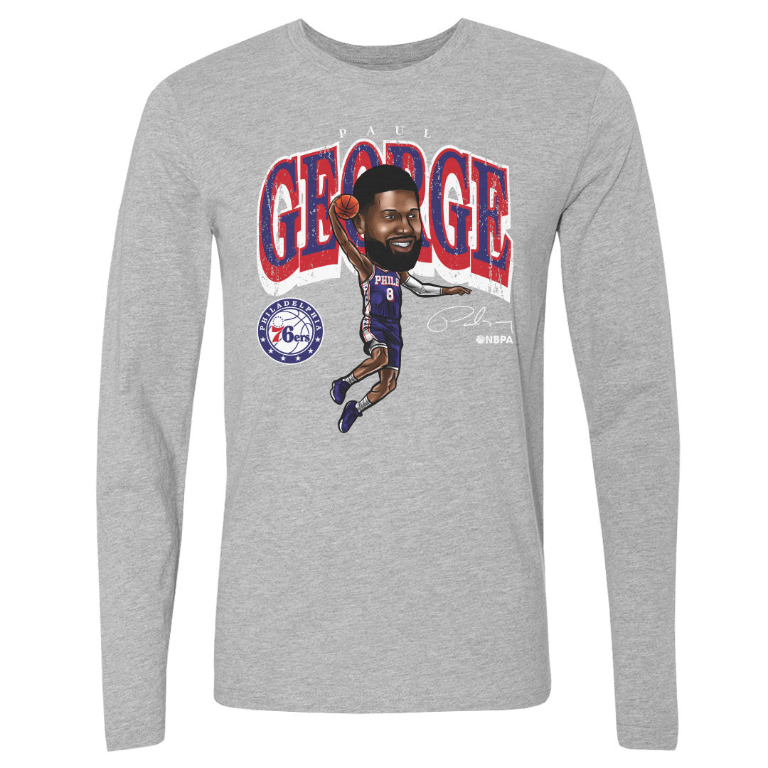 Paul George Men&#39;s Long Sleeve T-Shirt | 500 LEVEL