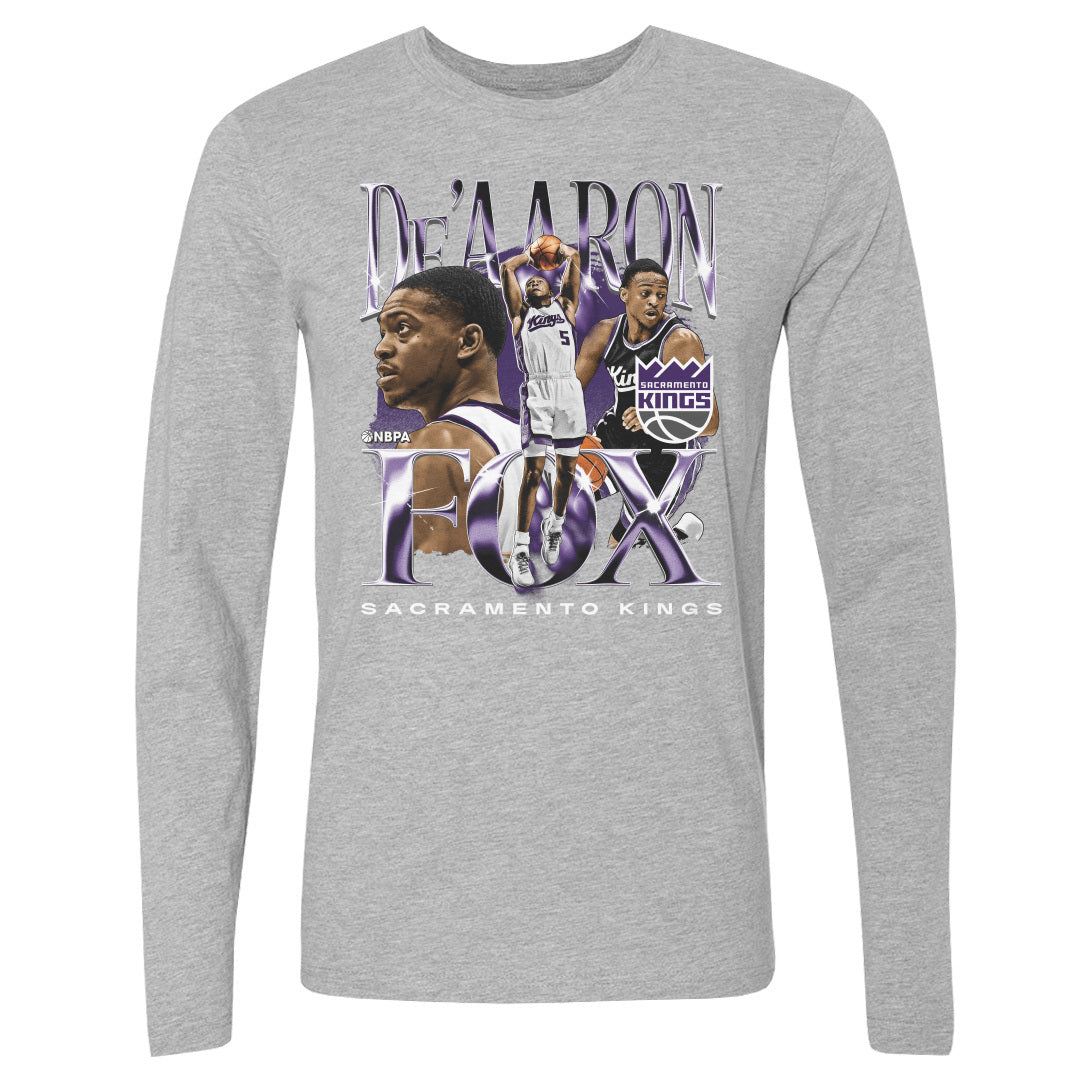 De&#39;Aaron Fox Men&#39;s Long Sleeve T-Shirt | 500 LEVEL