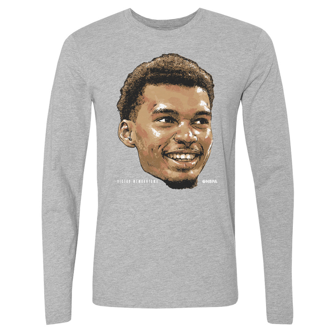 Victor Wembanyama Men&#39;s Long Sleeve T-Shirt | 500 LEVEL