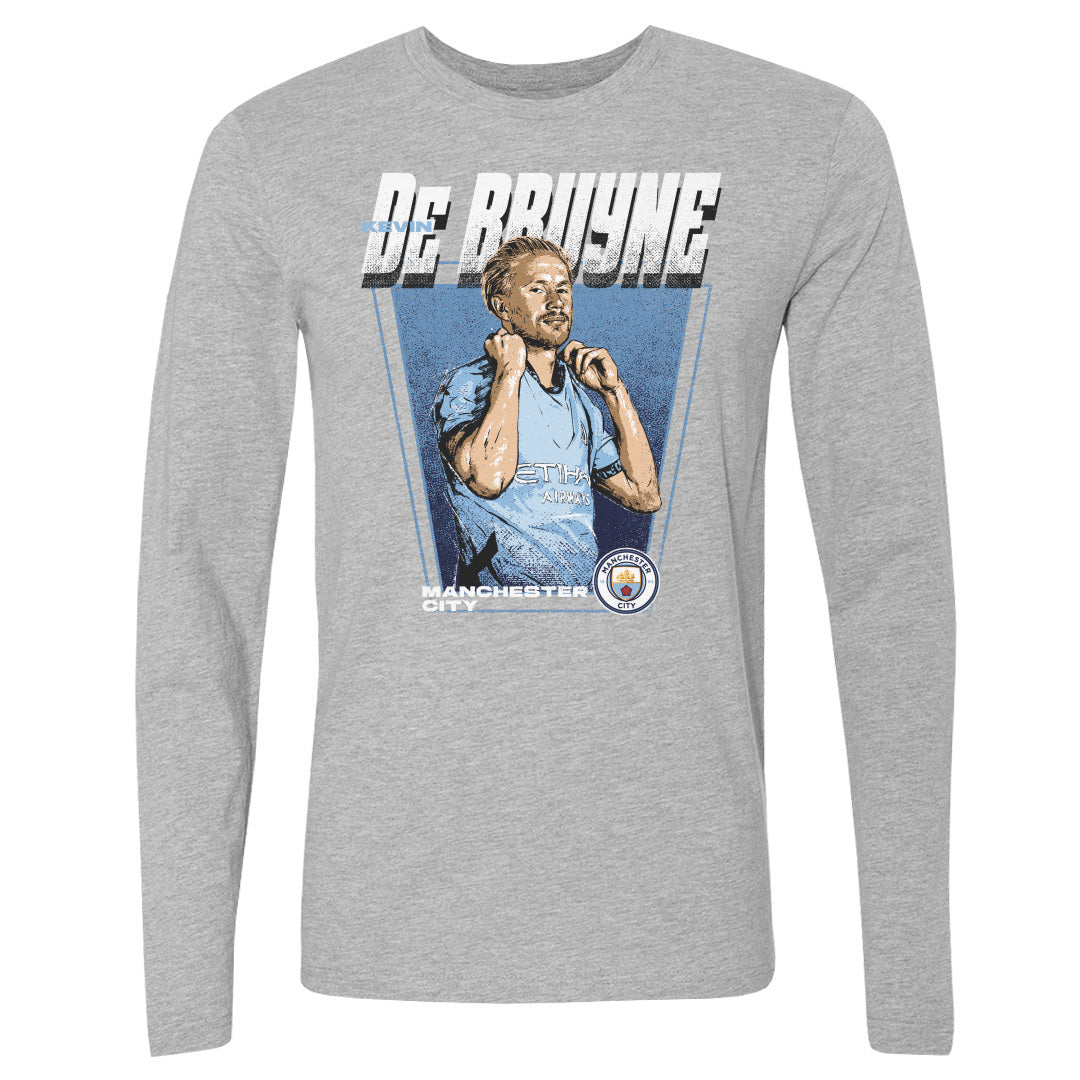 Kevin De Bruyne Men&#39;s Long Sleeve T-Shirt | 500 LEVEL