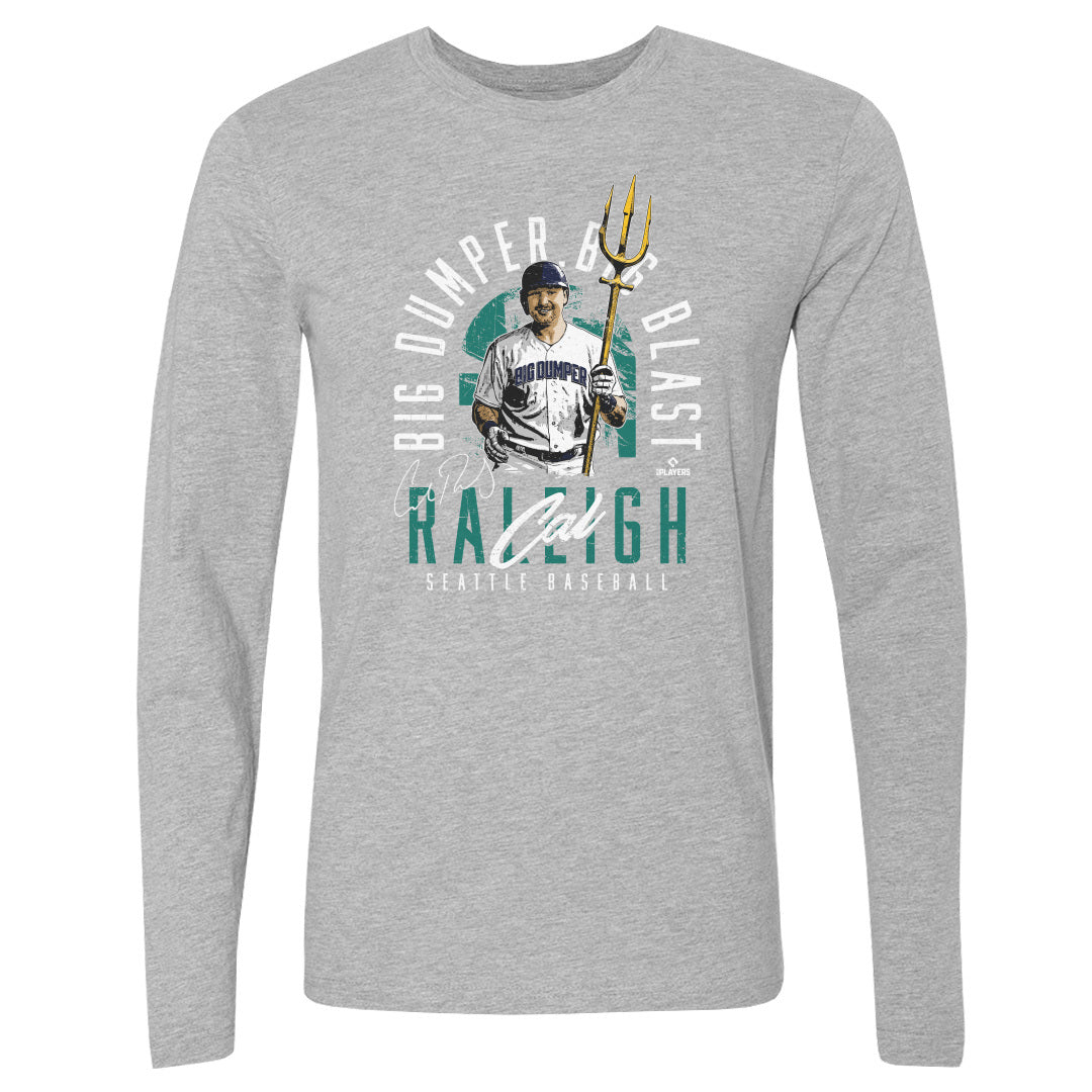 Cal Raleigh Men&#39;s Long Sleeve T-Shirt | 500 LEVEL