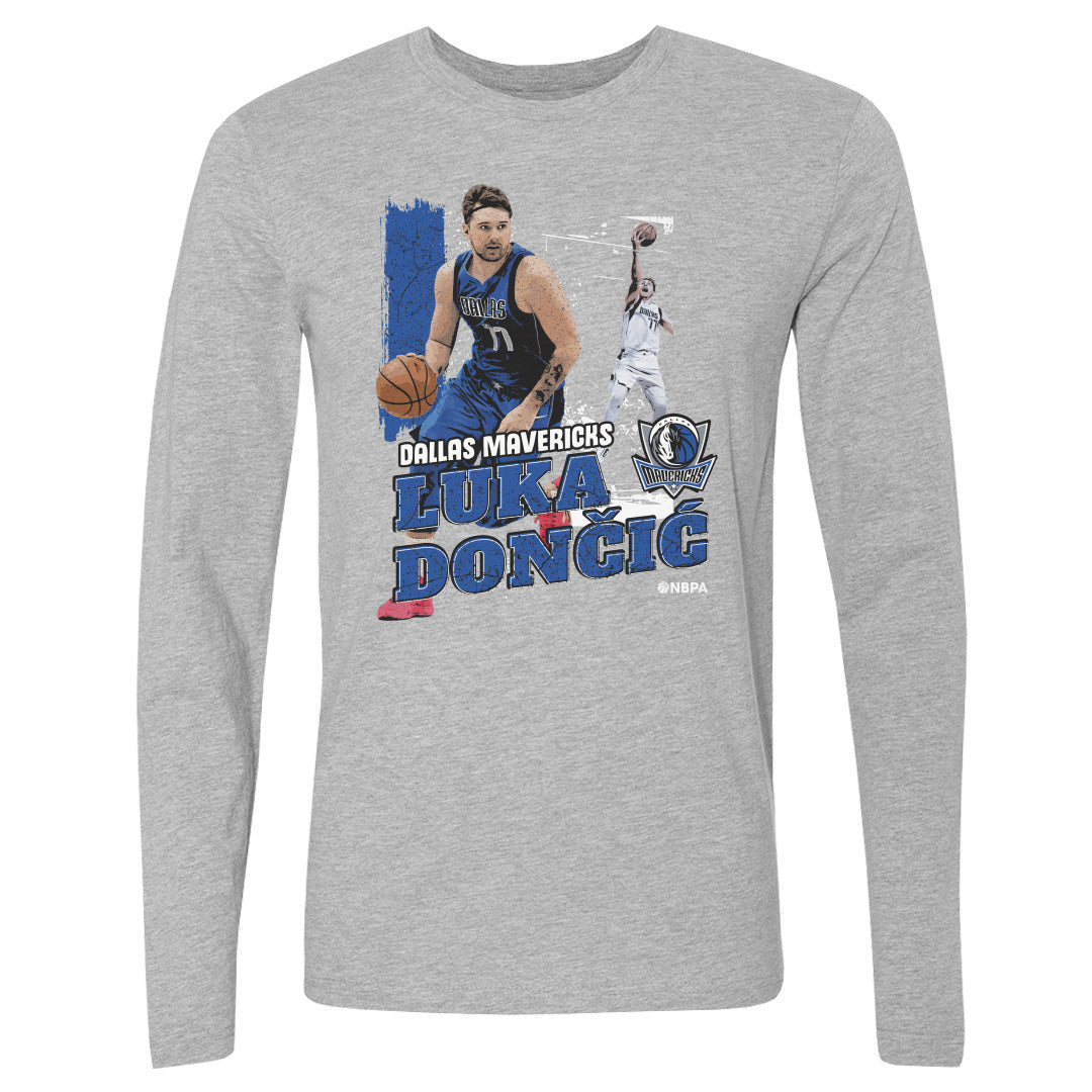 Luka Doncic Men&#39;s Long Sleeve T-Shirt | 500 LEVEL