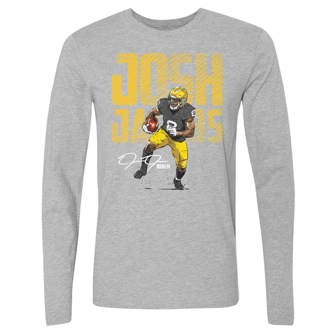 Josh Jacobs Men&#39;s Long Sleeve T-Shirt | 500 LEVEL