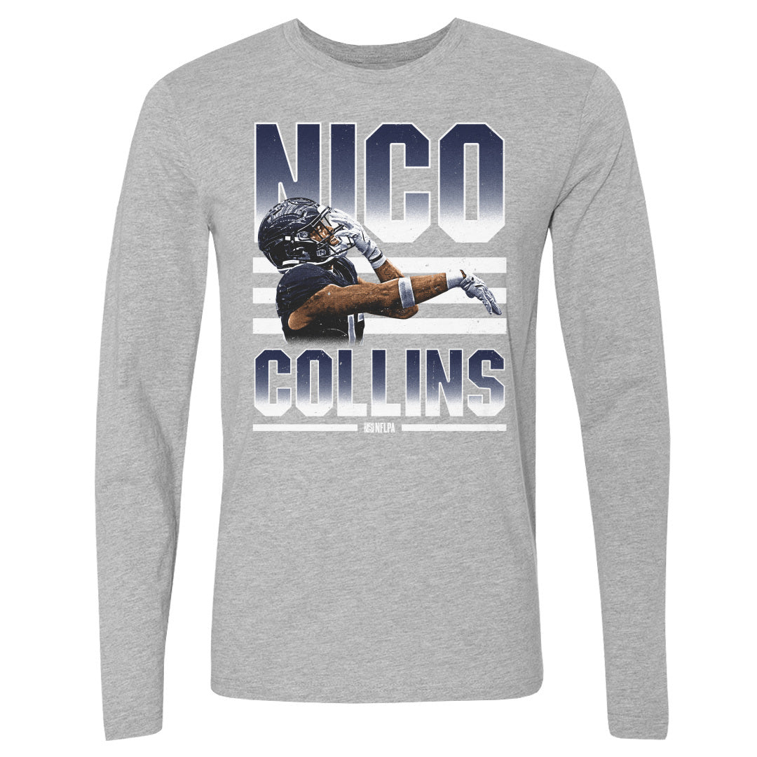 Nico Collins Men&#39;s Long Sleeve T-Shirt | 500 LEVEL