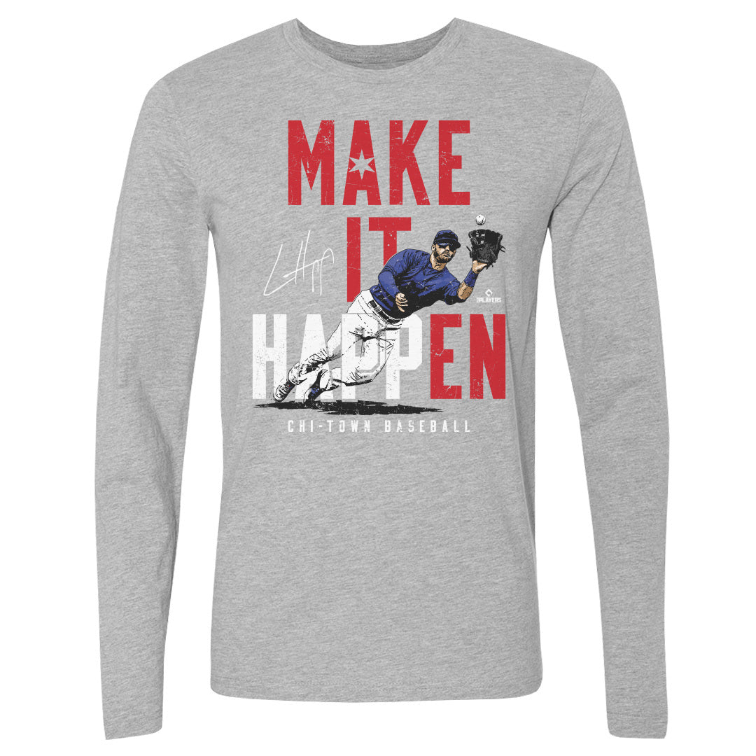 Ian Happ Men&#39;s Long Sleeve T-Shirt | 500 LEVEL