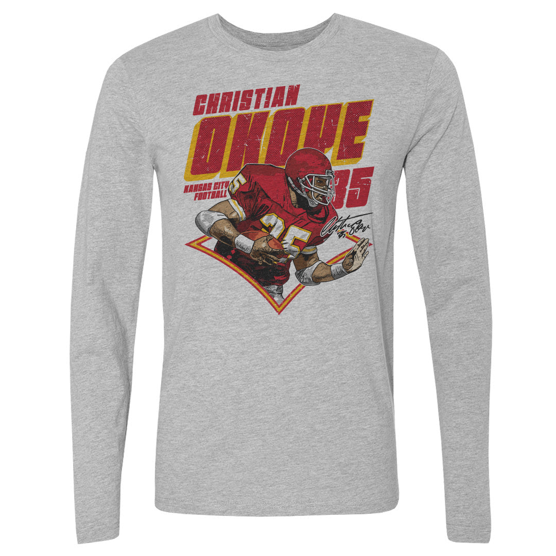 Christian Okoye Men&#39;s Long Sleeve T-Shirt | 500 LEVEL