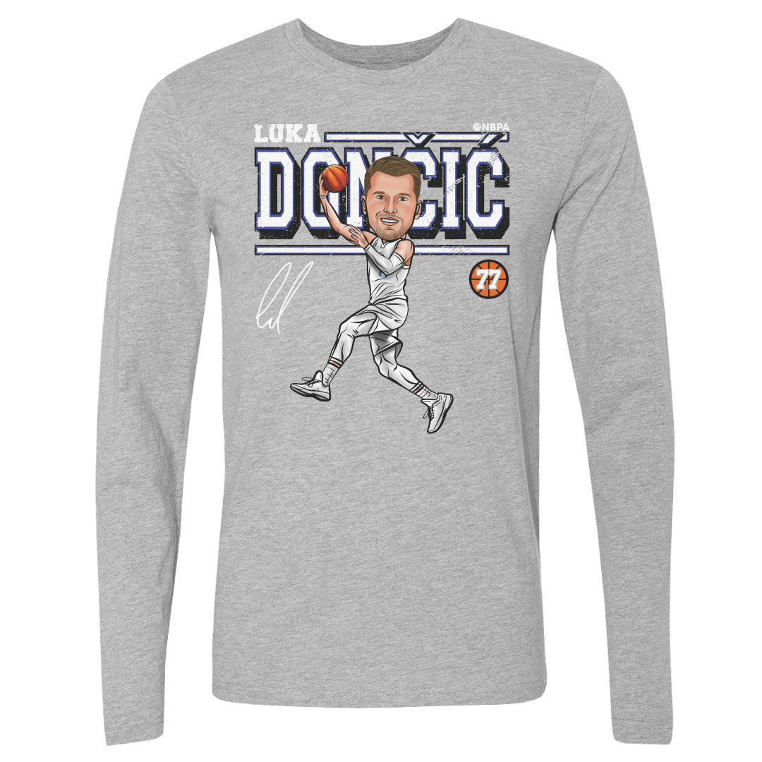 Luka Doncic Men&#39;s Long Sleeve T-Shirt | 500 LEVEL