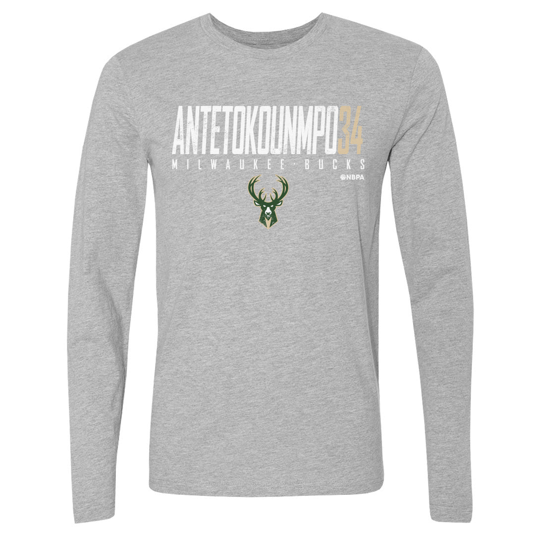 Giannis Antetokounmpo Men&#39;s Long Sleeve T-Shirt | 500 LEVEL