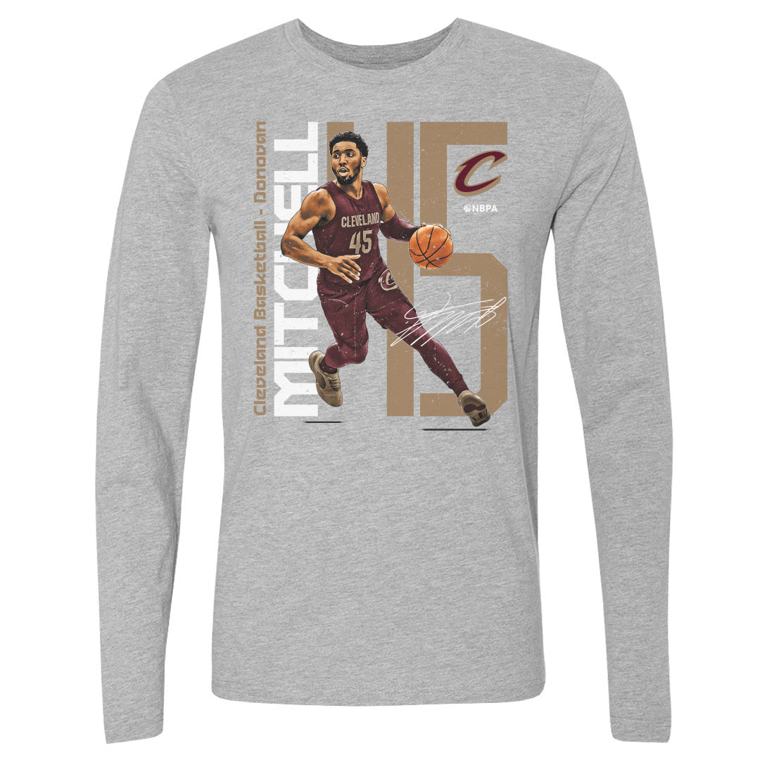 Donovan Mitchell Men&#39;s Long Sleeve T-Shirt | 500 LEVEL