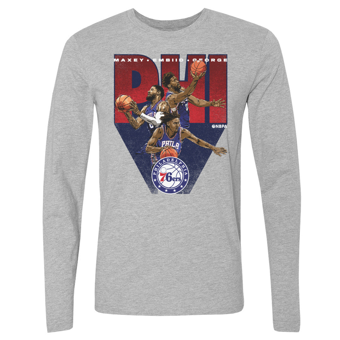 Joel Embiid Men&#39;s Long Sleeve T-Shirt | 500 LEVEL