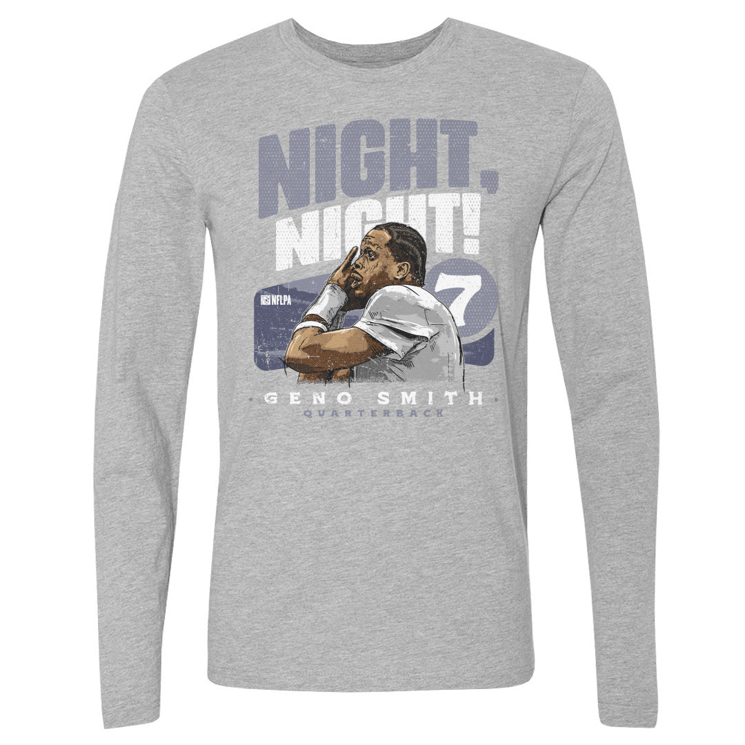 Geno Smith Men&#39;s Long Sleeve T-Shirt | 500 LEVEL