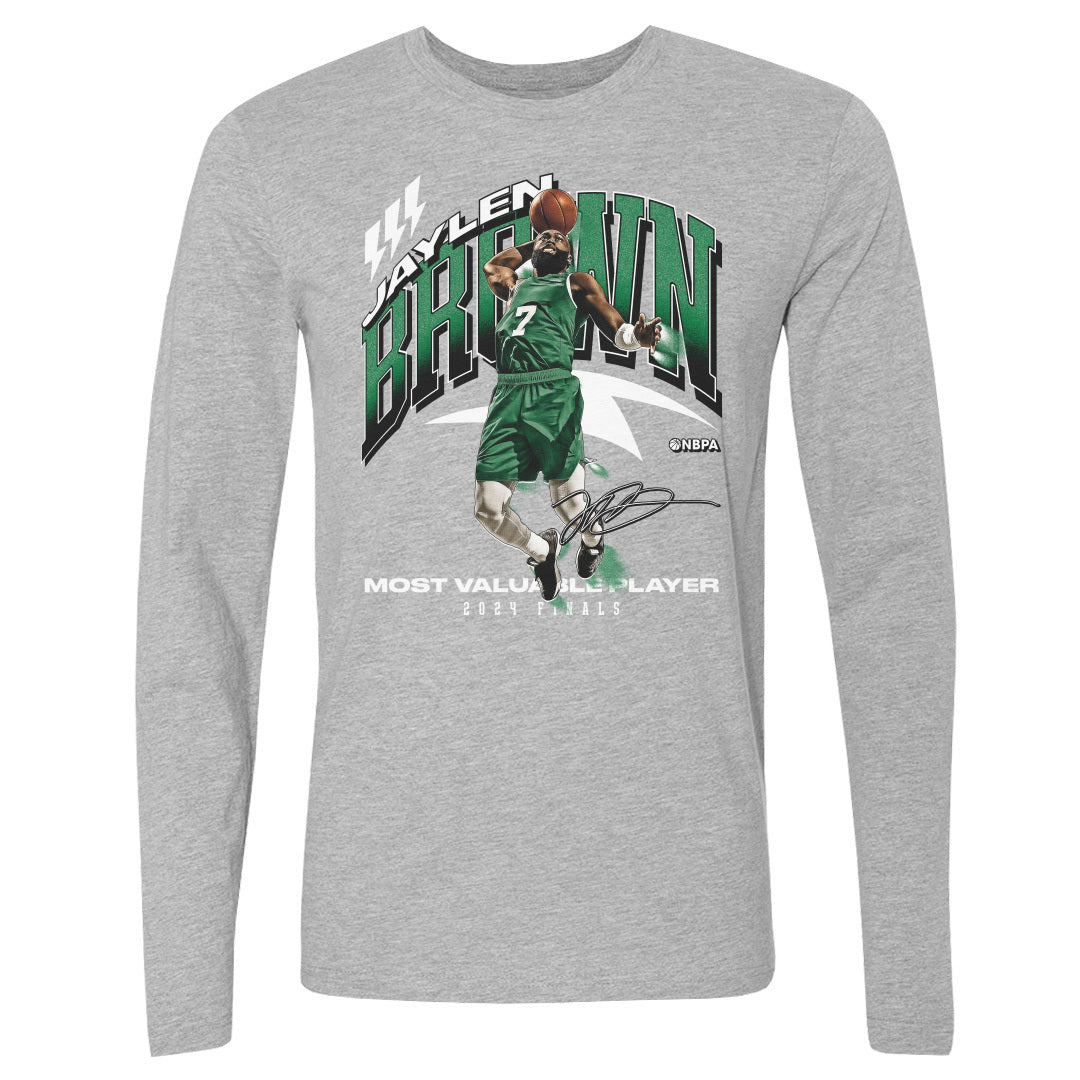 Jaylen Brown Men&#39;s Long Sleeve T-Shirt | 500 LEVEL