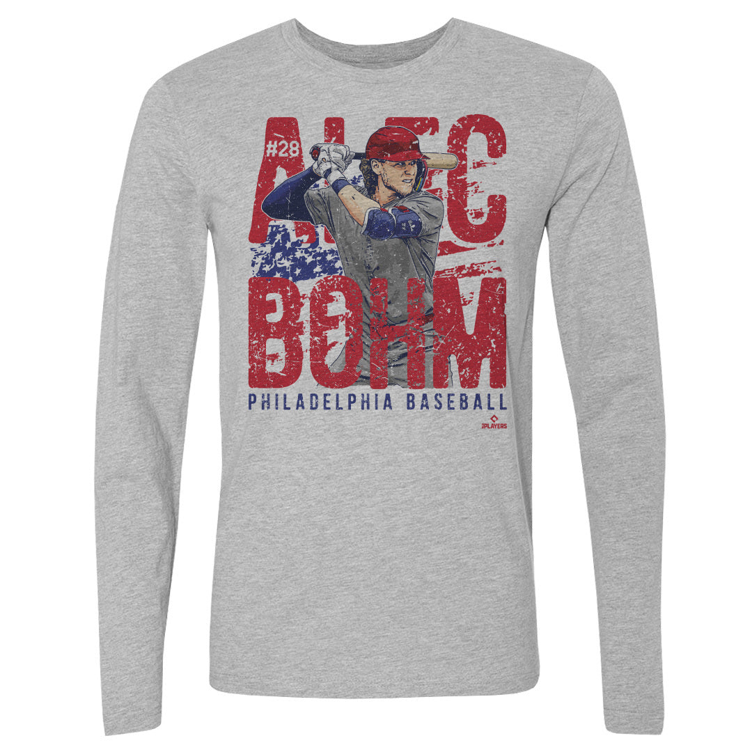 Alec Bohm Men&#39;s Long Sleeve T-Shirt | 500 LEVEL