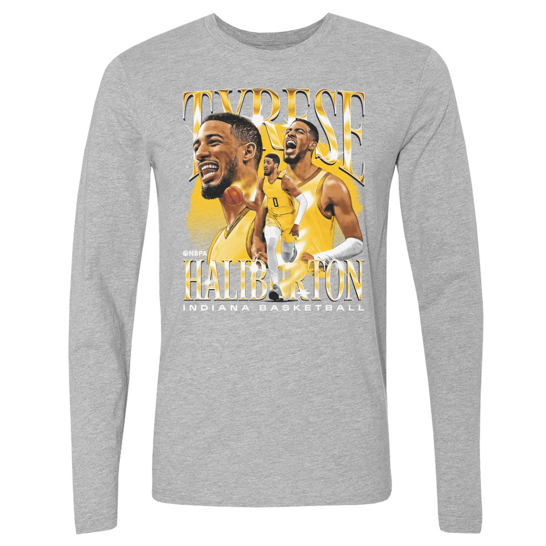 Tyrese Haliburton Men&#39;s Long Sleeve T-Shirt | 500 LEVEL