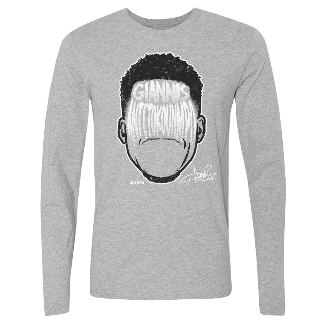 Giannis Antetokounmpo Men&#39;s Long Sleeve T-Shirt | 500 LEVEL