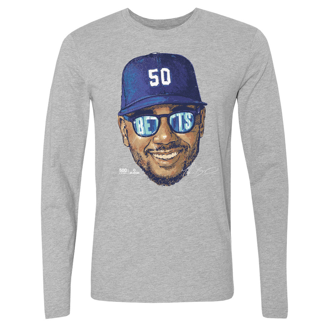 Mookie Betts Men&#39;s Long Sleeve T-Shirt | 500 LEVEL