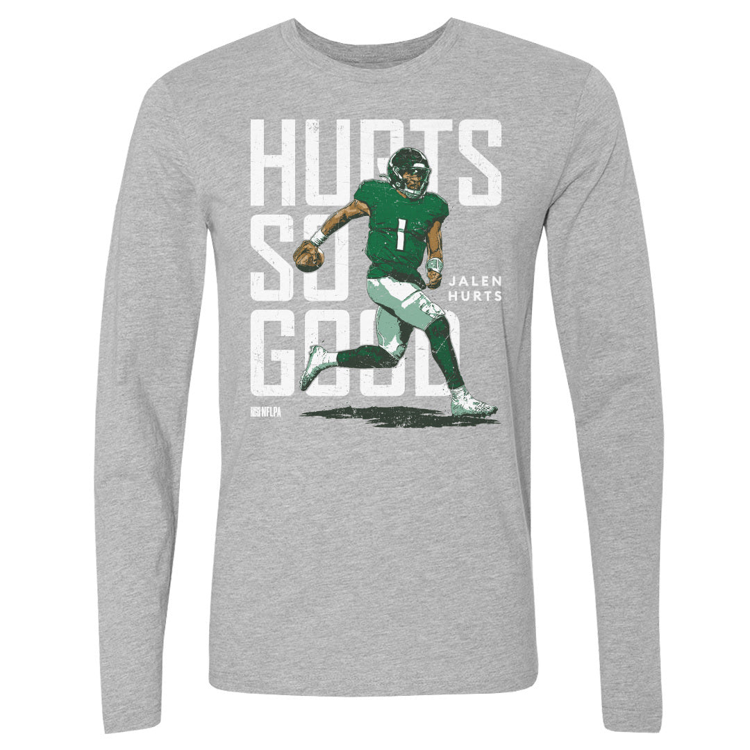 Jalen Hurts Men&#39;s Long Sleeve T-Shirt | 500 LEVEL