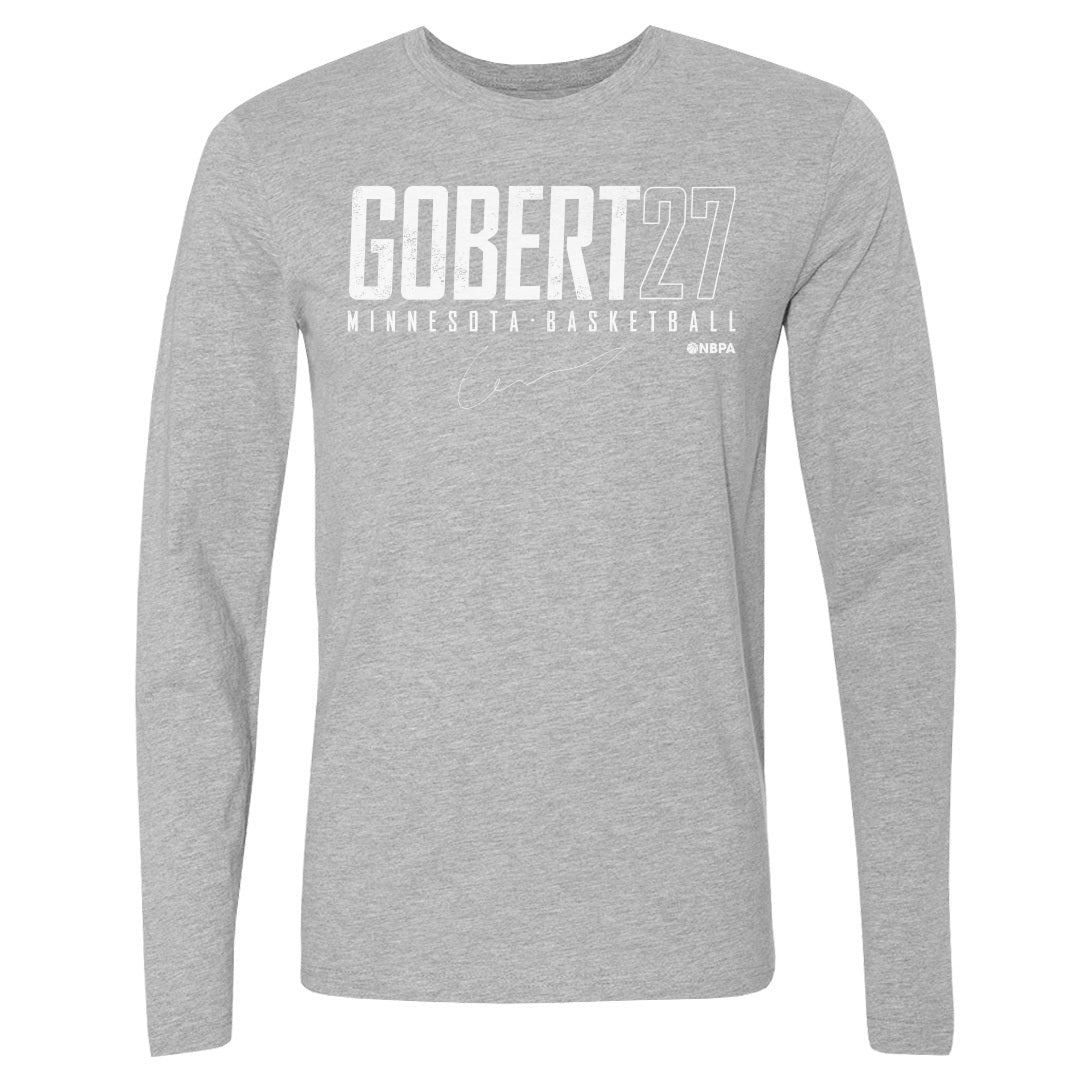 Rudy Gobert Men&#39;s Long Sleeve T-Shirt | 500 LEVEL