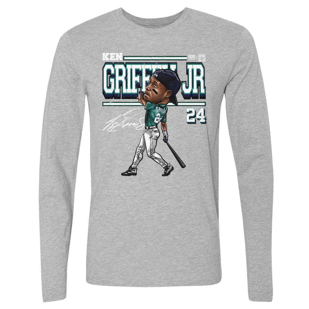 Ken Griffey Jr. Men&#39;s Long Sleeve T-Shirt | 500 LEVEL