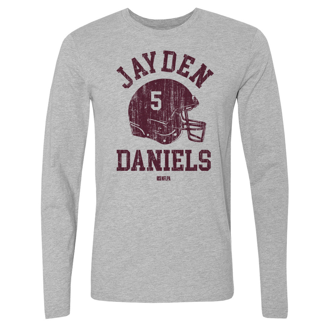 Jayden Daniels Men&#39;s Long Sleeve T-Shirt | 500 LEVEL