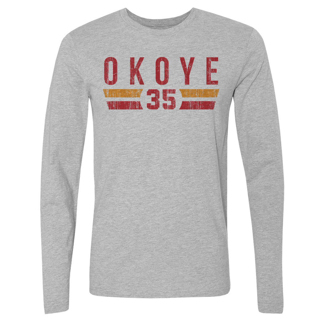 Christian Okoye Men&#39;s Long Sleeve T-Shirt | 500 LEVEL