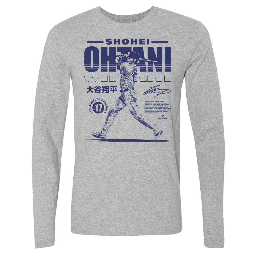 Shohei Ohtani Men&#39;s Long Sleeve T-Shirt | 500 LEVEL