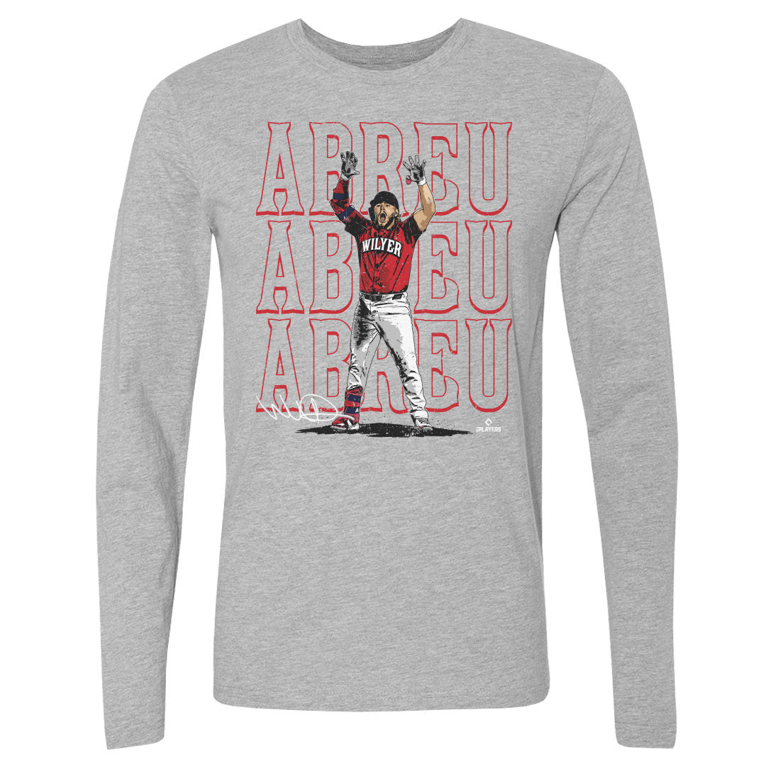 Wilyer Abreu Men&#39;s Long Sleeve T-Shirt | 500 LEVEL