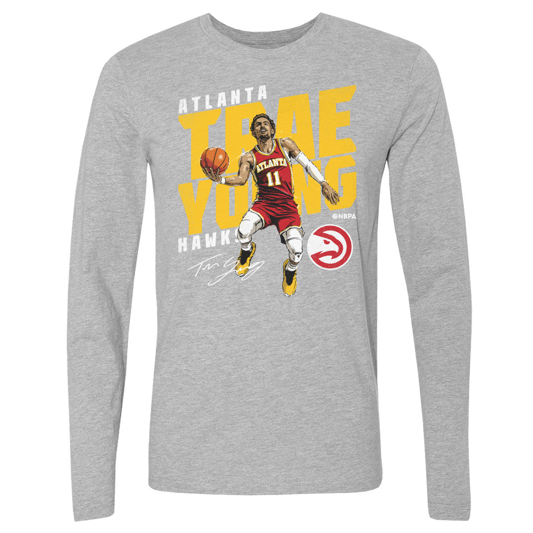 Trae Young Men&#39;s Long Sleeve T-Shirt | 500 LEVEL