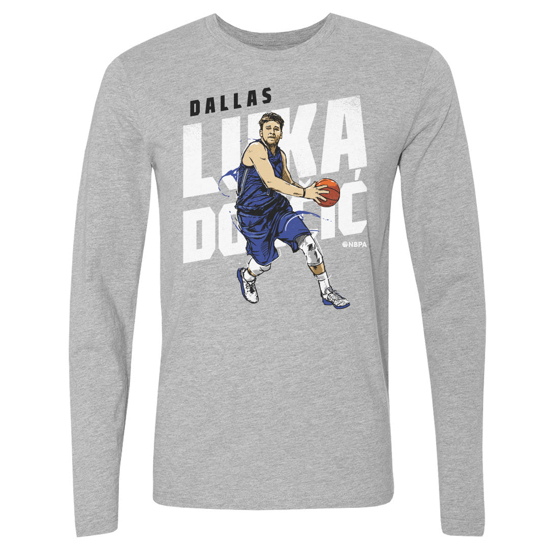 Luka Doncic Men&#39;s Long Sleeve T-Shirt | 500 LEVEL