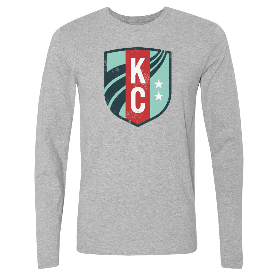 Kansas City Current Men&#39;s Long Sleeve T-Shirt | 500 LEVEL