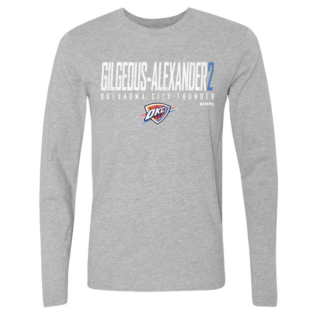 Shai Gilgeous-Alexander Men&#39;s Long Sleeve T-Shirt | 500 LEVEL