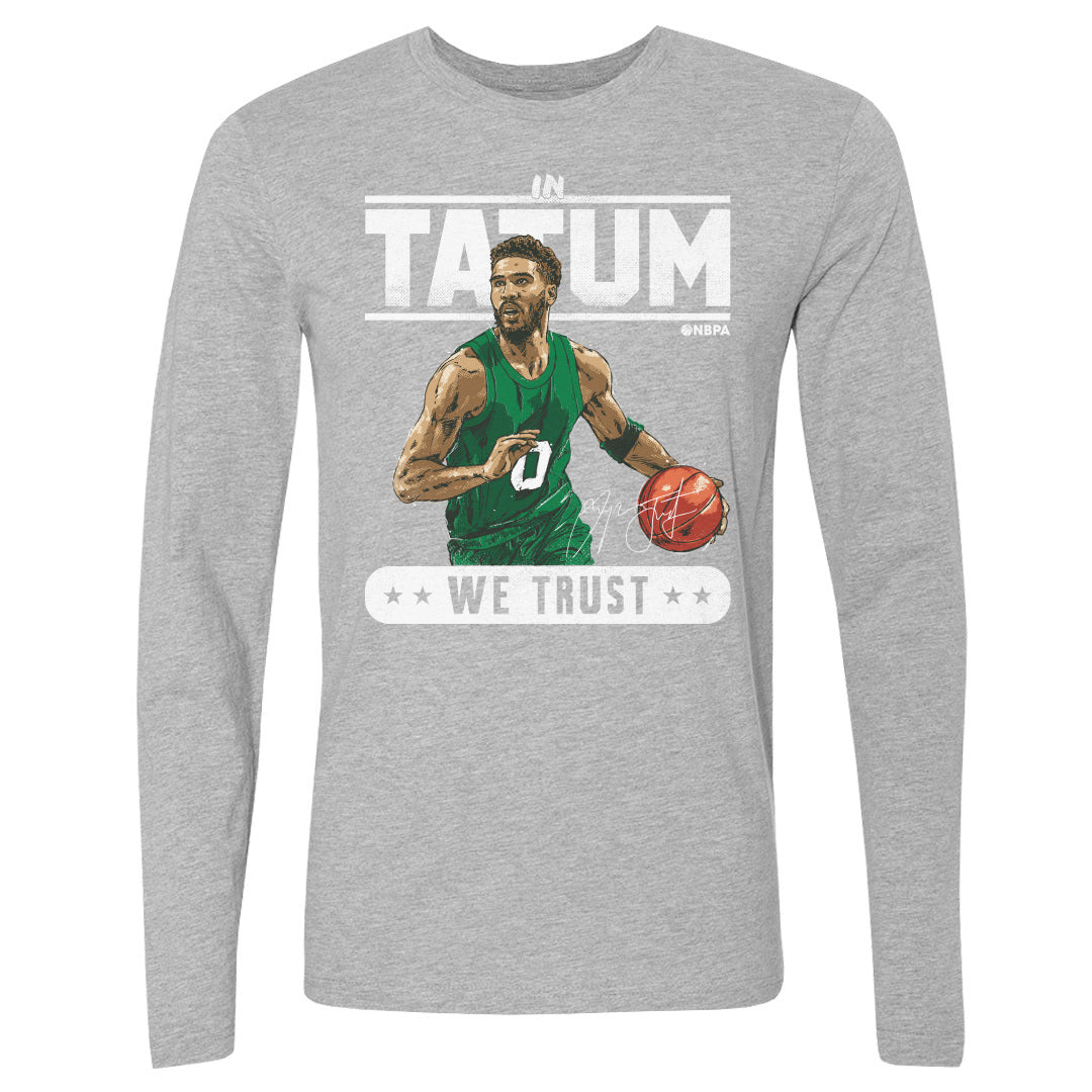 Jayson Tatum Men&#39;s Long Sleeve T-Shirt | 500 LEVEL