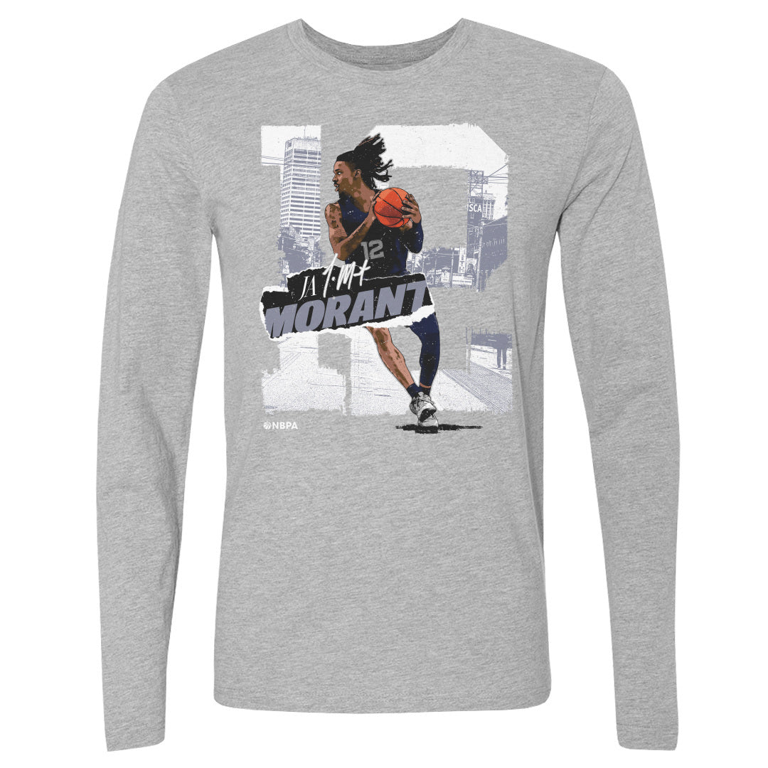 Ja Morant Men&#39;s Long Sleeve T-Shirt | 500 LEVEL