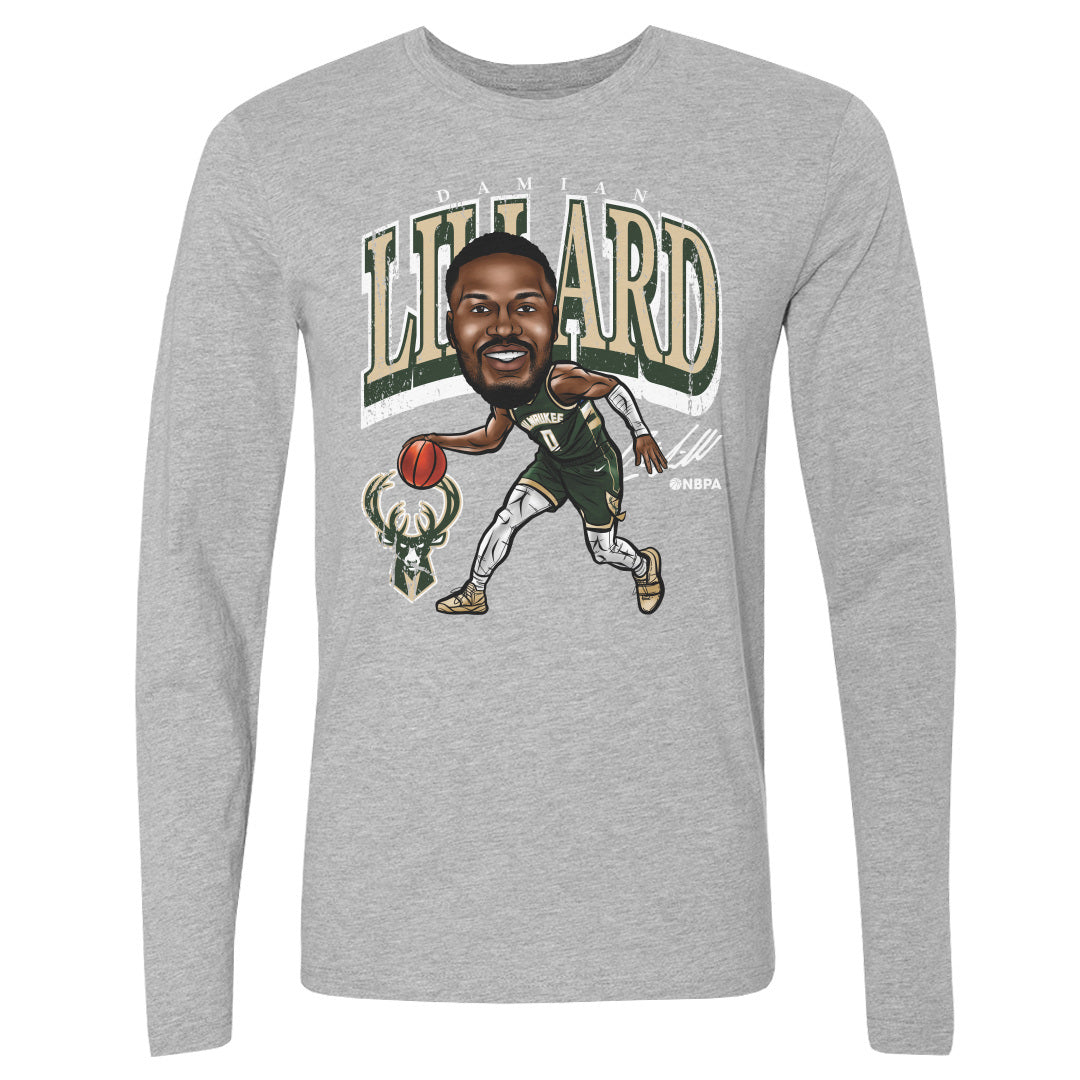 Damian Lillard Men&#39;s Long Sleeve T-Shirt | 500 LEVEL