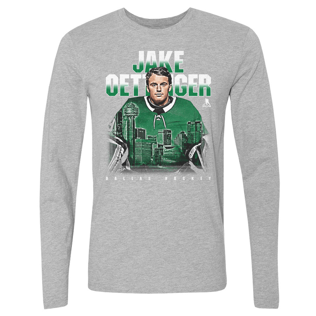 Jake Oettinger Men&#39;s Long Sleeve T-Shirt | 500 LEVEL