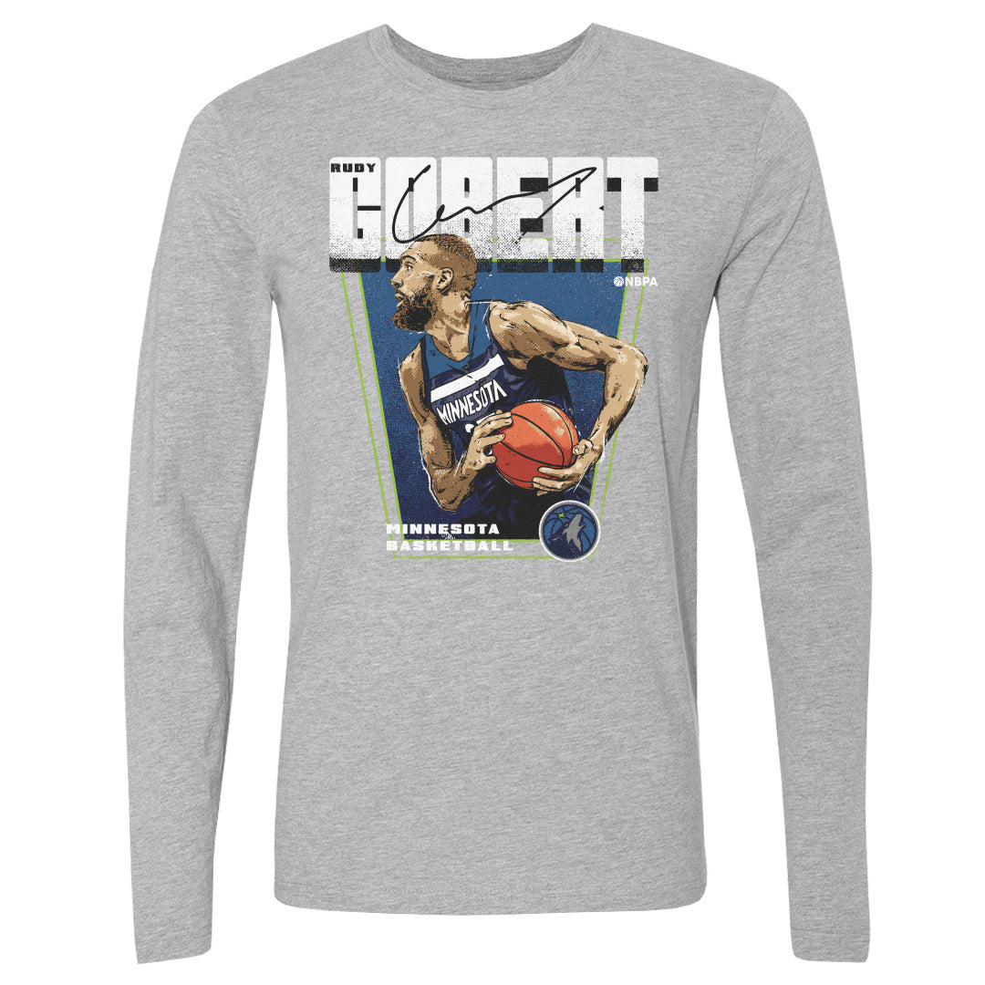 Rudy Gobert Men&#39;s Long Sleeve T-Shirt | 500 LEVEL