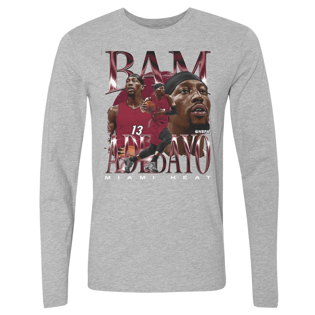 Bam Adebayo Men&#39;s Long Sleeve T-Shirt | 500 LEVEL