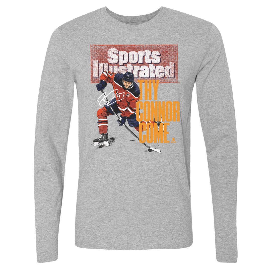 Connor McDavid Men&#39;s Long Sleeve T-Shirt | 500 LEVEL