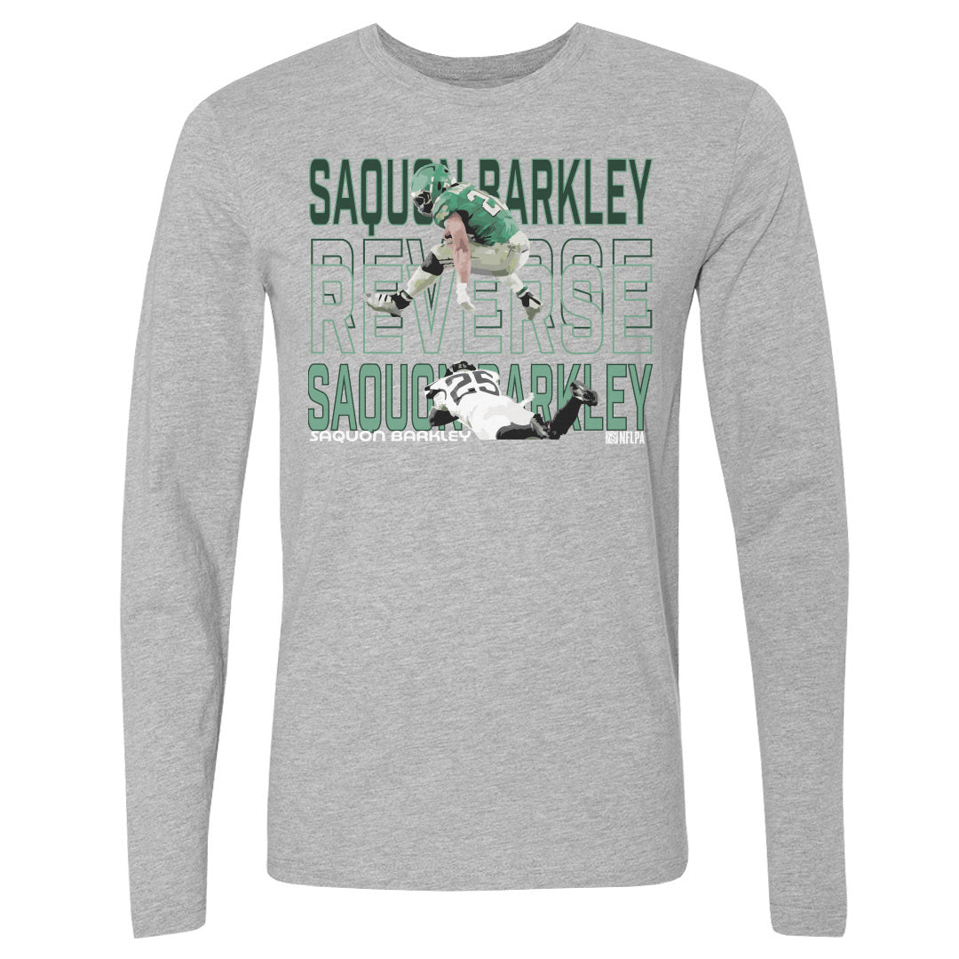 Saquon Barkley Men&#39;s Long Sleeve T-Shirt | 500 LEVEL