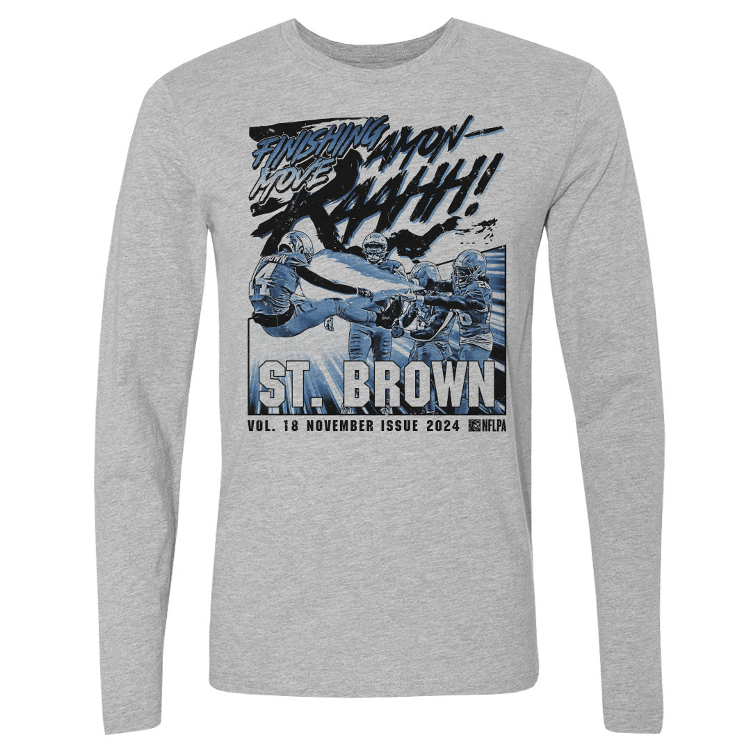 Amon-Ra St. Brown Men&#39;s Long Sleeve T-Shirt | 500 LEVEL