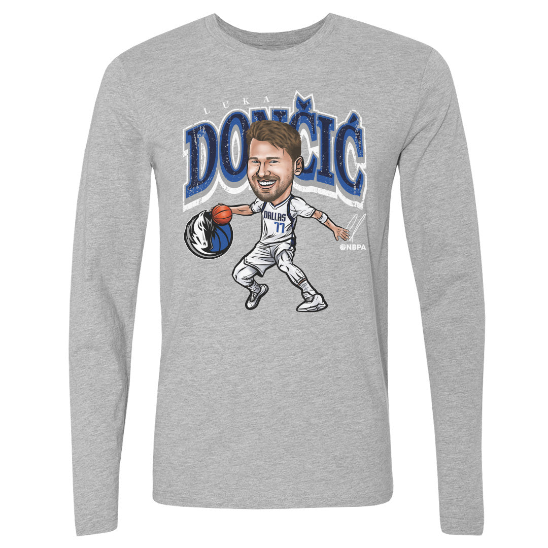 Luka Doncic Men&#39;s Long Sleeve T-Shirt | 500 LEVEL