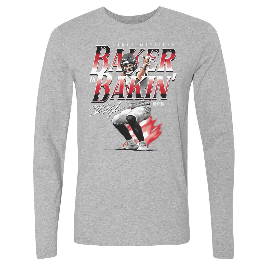 Baker Mayfield Men&#39;s Long Sleeve T-Shirt | 500 LEVEL